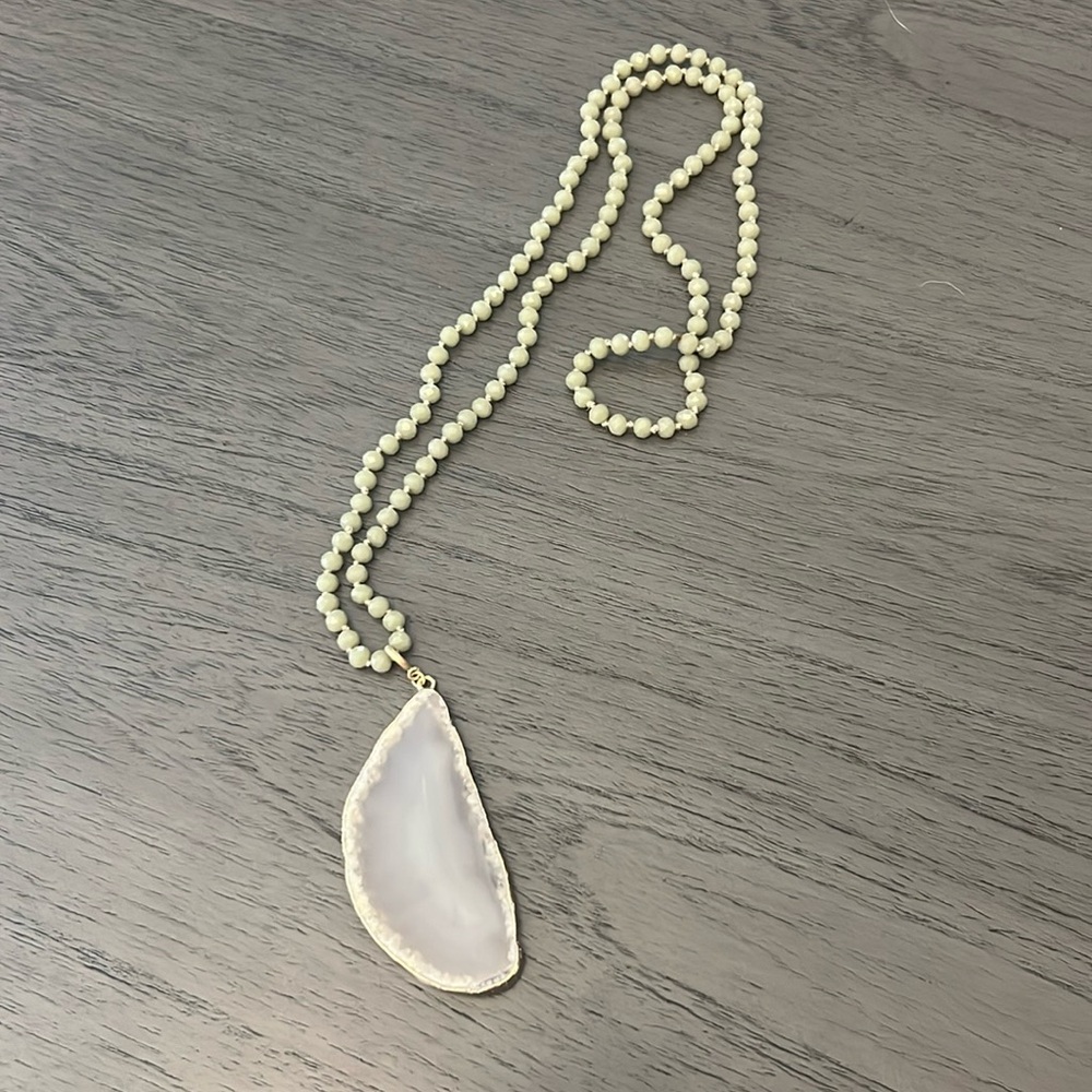 J Bloom Stone Necklace
